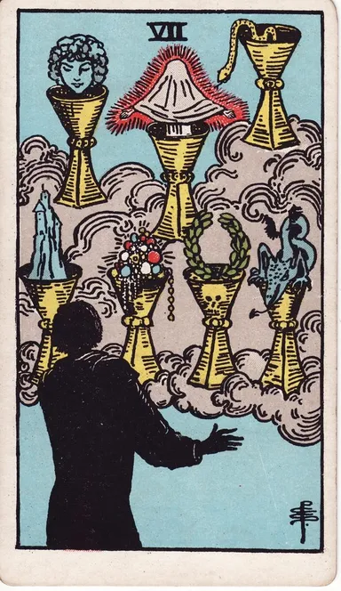 컵 7 (Seven of Cups) 타로 카드