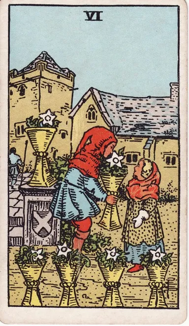 컵 6 (Six of Cups) 타로 카드