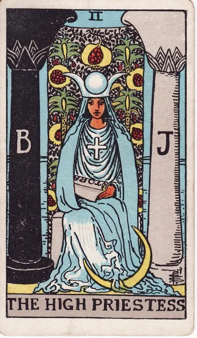 여사제 (The High Priestess) 타로 카드